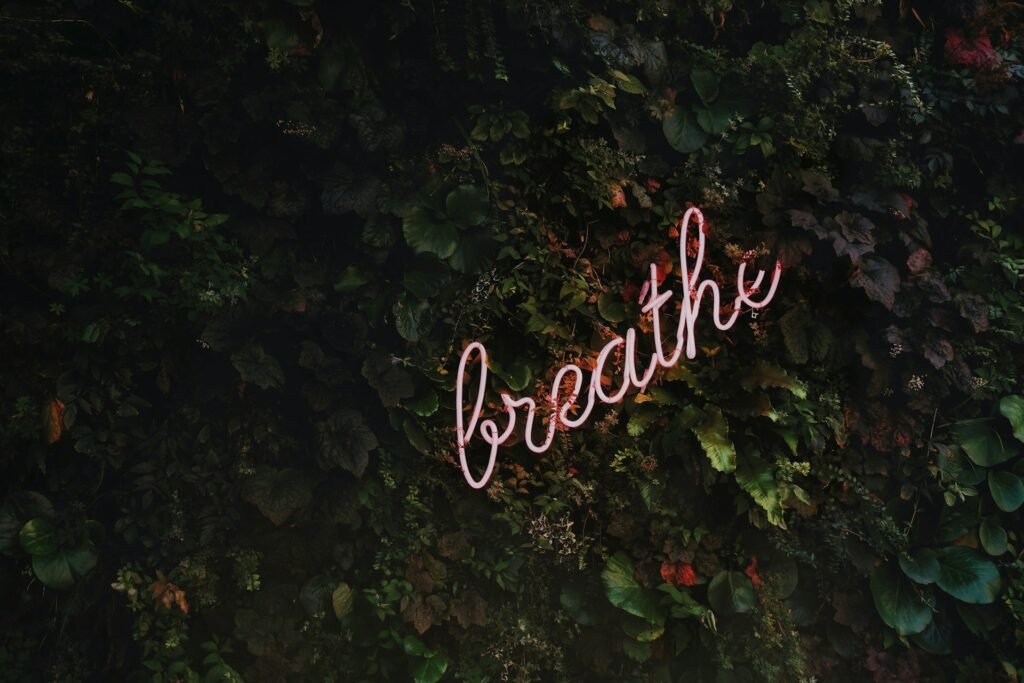 Breathe – you are working a lot